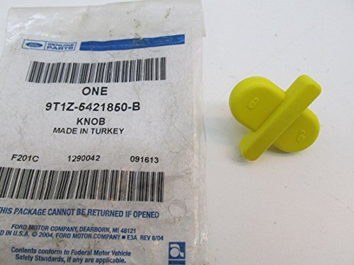 2010-2015 Ford Transit Connect Rear Passenger Back Door Lock Knob Yellow OEM NEW 9T1Z-5421850-B