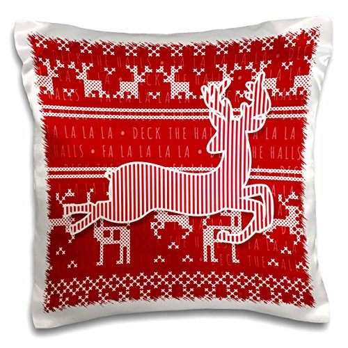 3dRose I Love Alaska with a Heart on the State, Blue, Purple, Red - Pillow Case, 16 by 16-inch pc_218272_1