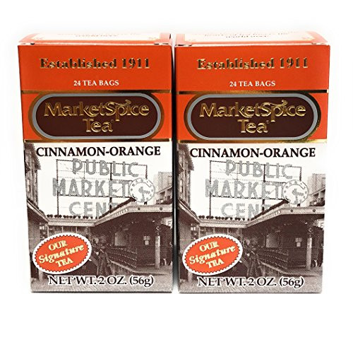 MarketSpice Cinnamon-Orange Tea Bag, 24 count (Pack of 2) Market Spice Teabag