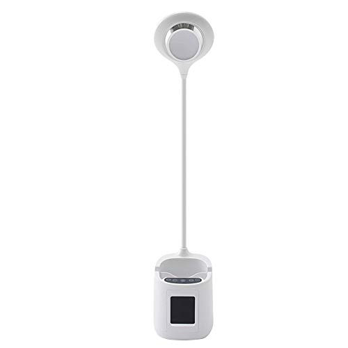 LED Desk Lamp Study Lamp with USB Charging Port 3 Color Light Mode Eye-Caring Table Lamp Clock Desk Light Dimmable Lamp with Pen Holder and Alarm Clock for Working Office Reading LED Desk Lamp Study Lamp with USB Charging Port 3 Color Light Mode Eye-Caring Table Lamp Clock Desk Light Dimmable Lamp with Pen Holder and Alarm Clock for Working Office Reading