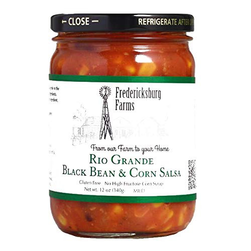 Fredericksburg Farms Rio Grande Black Bean and Corn Salsa .8 oz each 1 Item Per Order, not per case