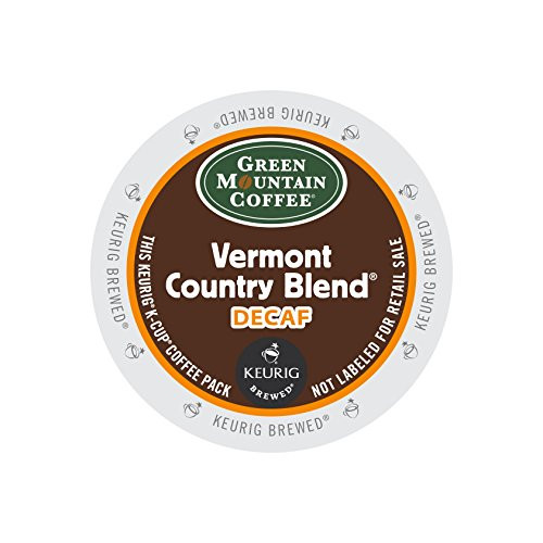 Green Mountain Coffee Roasters 7602 Vermont Country Blend Decaf Coffee K-Cups, 24/box