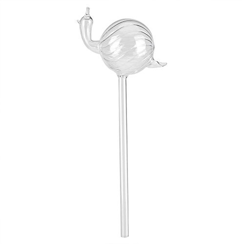 Glass Watering Device, House Plants Flowers Automatic Self Watering Devices Clear Glass Water Feeder Snail Shape Glass Watering Device, House Plants Flowers Automatic Self Watering Devices Clear Glass Water Feeder Snail Shape