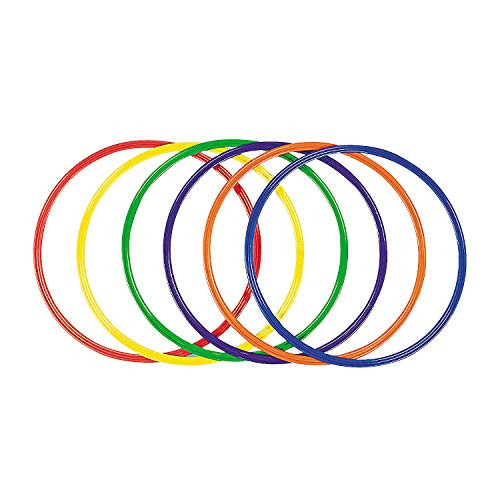 Fun Express Obstacle Course Ring Set - 6 Pieces - Educational and Learning Activities for Kids