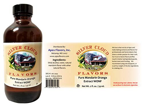 Pure Mandarin Orange Extract WONF - 2 fl. oz. glass bottle