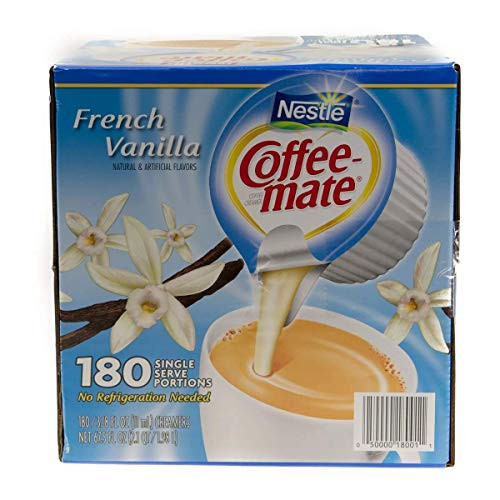 Nestle Nestle Coffee-mate Coffee Creamer French Vanilla - liquid creamer singles Nestle Nestle Coffee-mate Coffee Creamer French Vanilla - liquid creamer singles