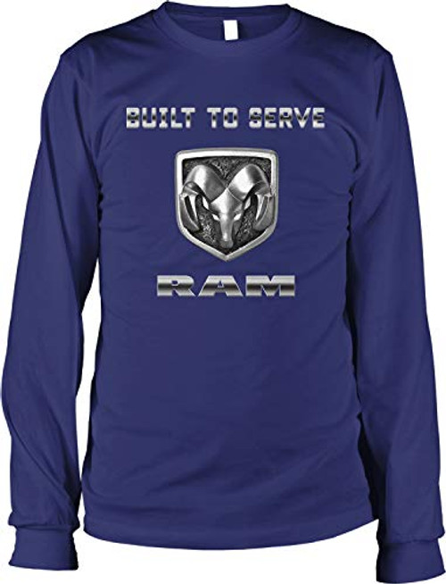 NOFO Clothing Co Guts and Glory RAM, RAM Trucks, Dodge Trucks Men's Long Sleeve Shirt, L Navy NOFO Clothing Co Guts and Glory RAM, RAM Trucks, Dodge Trucks Men's Long Sleeve Shirt, L Navy