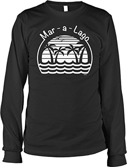 NOFO Clothing Co Mar-a-Lago, Maralago Men's Long Sleeve Shirt, L Black NOFO Clothing Co Mar-a-Lago, Maralago Men's Long Sleeve Shirt, L Black