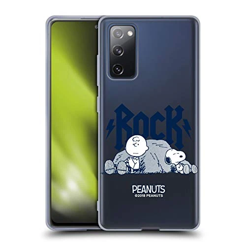 Head Case Designs Officially Licensed Peanuts Charlie Brown Snoopy Rock Tees Soft Gel Case Compatible with Samsung Galaxy S20 FE / 5G