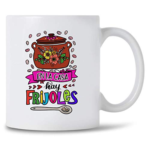 En La Casa Hay Frijoles Funny Mug For Mexican Mom, Comida Latina Mexican Meme Coffee Mug Gift Teacup En La Casa Hay Frijoles Funny Mug For Mexican Mom, Comida Latina Mexican Meme Coffee Mug Gift Teacup
