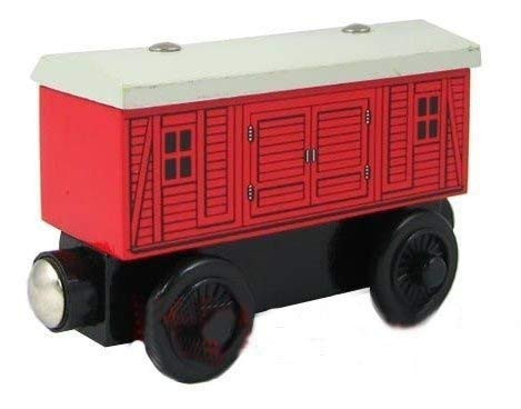 Thomas  and  Friends Red Baggage Car Wooden Railway Tank Train Engine Loose