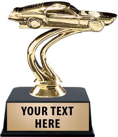 Crown Awards Car Trophies with Custom Engraving, 6inch  Personalized Mustang Car Trophy On Black Base 1 Pack Prime