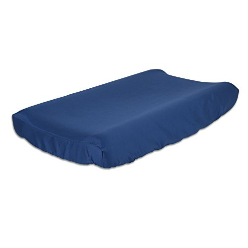 Navy Blue 100 percent Cotton Sateen Changing Pad Cover by The Peanut Shell