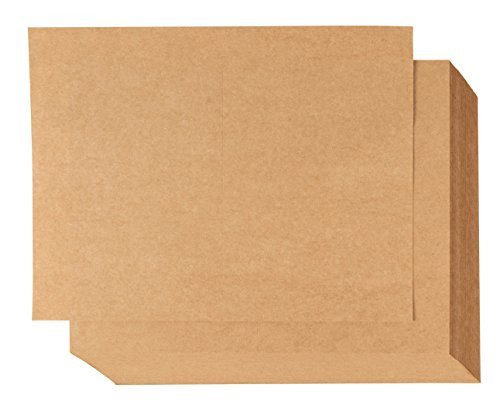 Blank Postcards - 100-Sheet Kraft Paper Postcards, Printable Blank Note Cards for Inkjet and Laser Printers, 2 Per Page 200 Cards in Total, Perforated, 170GSM Cardstock 5.5 x 8.5 Inches