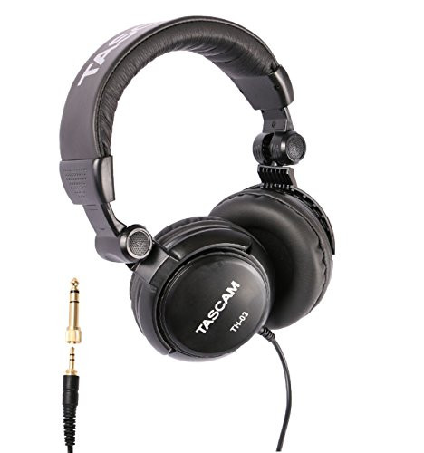 Tascam TH-03 Closed Back Headphone Black