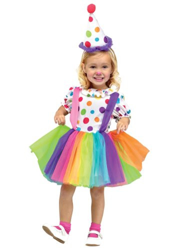 Child Big Top Fun Clown Costume Small 24 Months - 2T
