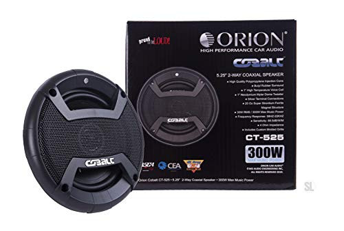 Orion Cobalt Series Model CT-525 Car Audio Coaxial Speakers Stereo 5.25inch  Inch, 2 - Way Coaxial Speaker