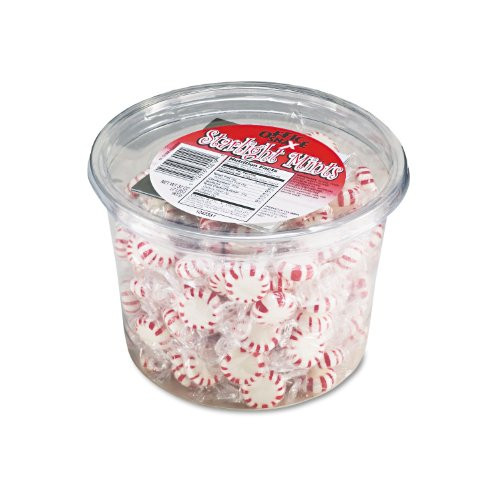 Starlight Mints, Peppermint Hard Candy, Individual Wrapped, 2 lb Tub, Sold as 1 Each Starlight Mints, Peppermint Hard Candy, Individual Wrapped, 2 lb Tub, Sold as 1 Each