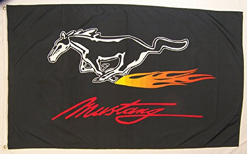 Nuge Ford Mustang Car Flag 3' X 5' Indoor Outdoor Banner
