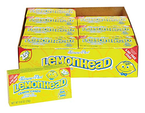 Lemonhead Lemon Candy 0.8 oz. - Case of 24