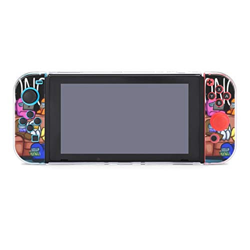 Among Us Cover Case for Nintendo Switch, Protective Case for Nintendo Switch with Screen Protector for Nintendo Switch - Crystal Clear