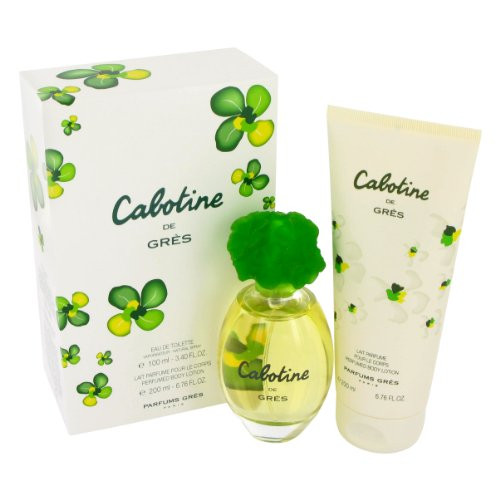 Cabotine By PARFUMS GRES FOR WOMEN Gift Set - 3.4 oz Eau De Toilette Spray plus  6.7 oz Body Lotion