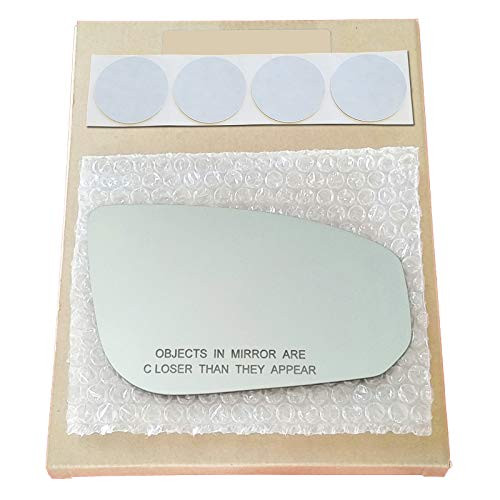 Mirror Glass Replacement plus  Adhesive Pads for 2004-2008 Nissan Maxima Passenger Side