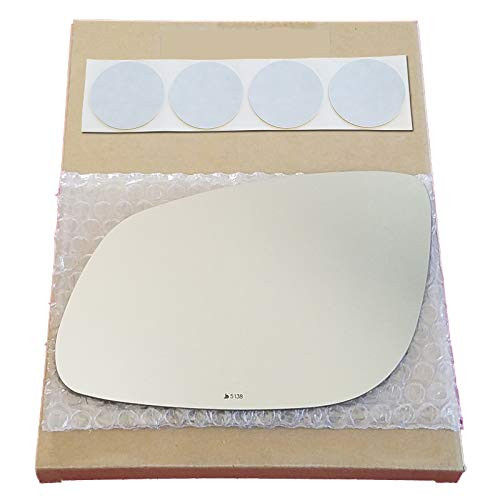 Mirror Glass Replacement plus  Adhesive Pads for 2003-2006 Porsche Cayenne Driver Side - Fits Auto Dimming Mirror Only