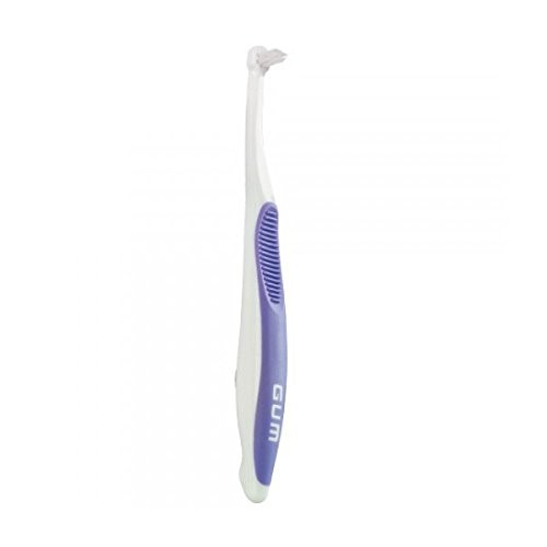 Sunstar GUM BU-308PD End-Tuft Soft Tapered Trim Toothbrush, Shape, Pack of 12