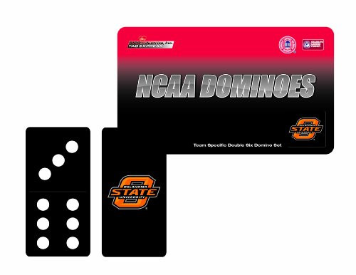 NCAA Oklahoma State Cowboys Domino Set in Metal Gift Tin