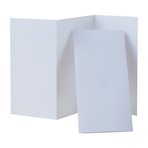 Paper Frenzy White Z-fold Program 8" x 12" 50 Pack Laser Compatible