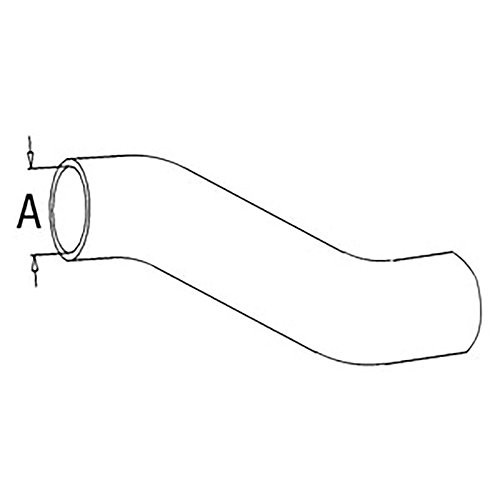 252305A1 New Upper Radiator Hose Fits Case-IH Tractor Models 7110 7120 plus