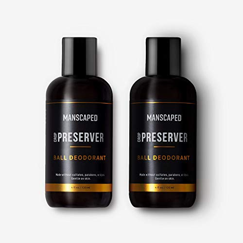 MANSCAPED The Crop Preserver, Men's Ball Deodorant, 4 oz - 2-Pack