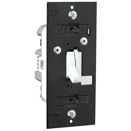 Pass & Seymour TD703PWCCV6 3-Way Single Pole Decorator Preset Dimmer, 700-watt, White
