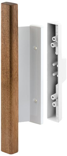Slide-Co 143533 Sliding Door Heavy Duty Wood Handle Set, White