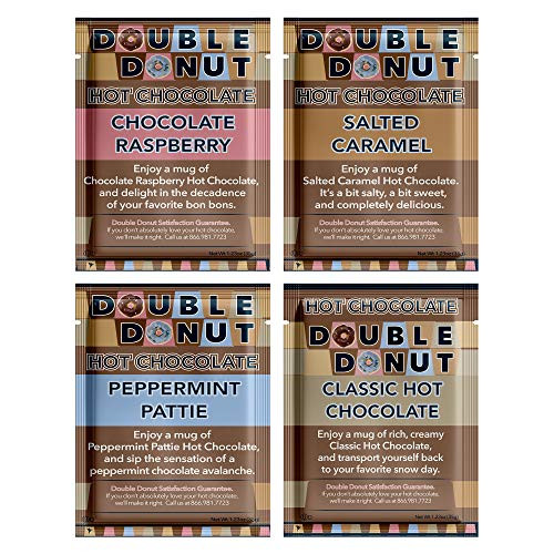 Flavored Hot Chocolate Packets Gourmet Hot Cocoa Mix Variety Pack including Classic, Chocolate Raspberry, Salted Caramel, and Peppermint Hot Chocolate Mix Perfect Hot Chocolate Gift Sets 32 Count Flavored Hot Chocolate Packets Gourmet Hot Cocoa Mix Variety Pack including Classic, Chocolate Raspberry, Salted Caramel, and Peppermint Hot Chocolate Mix Perfect Hot Chocolate Gift Sets 32 Count