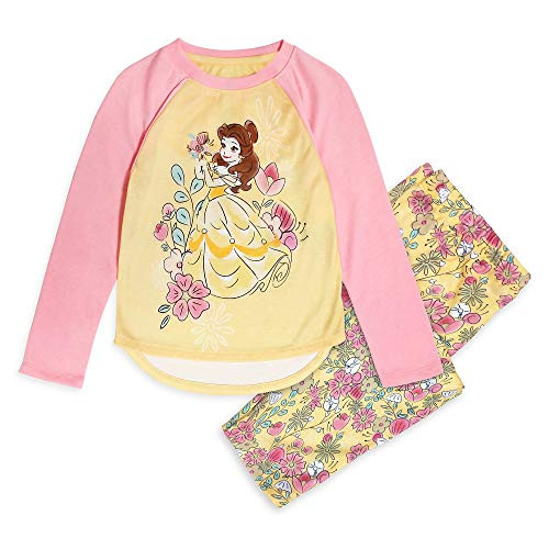 Disney Belle Pajama Set for Girls  Beauty and The Beast, Size 7/8