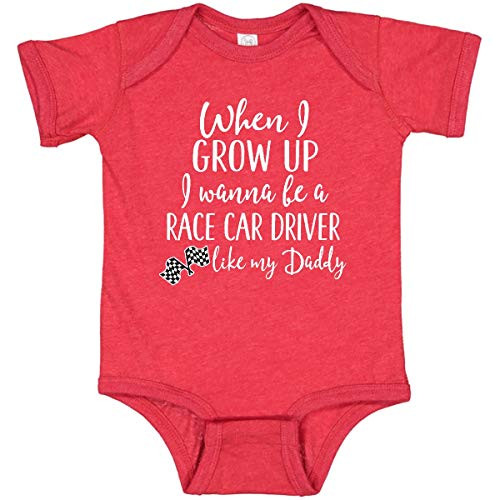 inktastic Future Race Car Driver Infant Creeper 6 Months Retro Heather Red 2c4ad