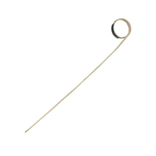 PacknWood PK209BBJOYO18 Black Bamboo Skewer with Side Twist, 7.09" (Pack of 100)