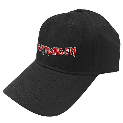 Iron Maiden Baseball Cap Classic Band Logo Trooper Official Black Strapback