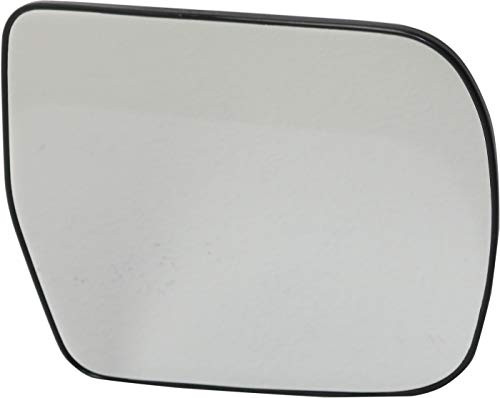 Kool Vue Mirror Glass Compatible with Toyota Highlander 2001-2007 Mirror Glass Driver Side Non-Heated with Backing Plate