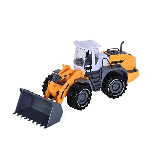 Gmgod??? Beach Toy Bulldozer,Heavy Beach Toy Front Loader Tractor Model 122 Scale Front Loader Gift Box