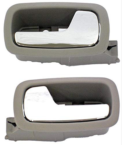 Parts N Go 2005-2010 Chevy Cobalt G5 Beige Door Handle Driver  and  Passenger Side Front Inner Left/Right Hand Pair - 22722747, GM1353167