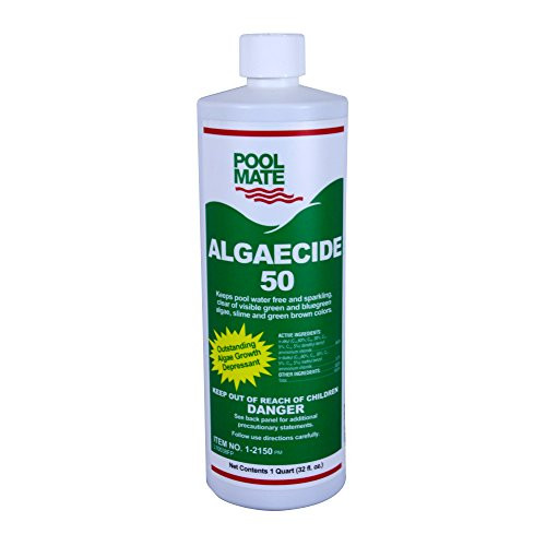 Pool Mate 1-2150 Algaecide 50 Swimming Pool Algaecide, 1-Quart Pool Mate 1-2150 Algaecide 50 Swimming Pool Algaecide, 1-Quart