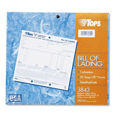 Hazardous Material Short Form, Four-Part Carbonless, 50 Forms
