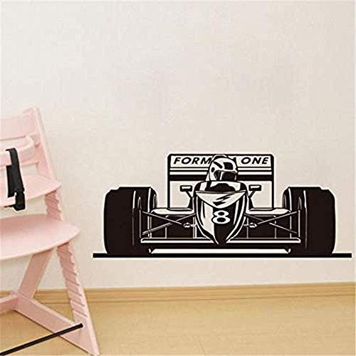 HEUIZ Racing Car Vinyl Wall Sticker Boy s Gift Detachable Self-Adhesive Wallpaper Children s Room Mural 58 x 142 cm