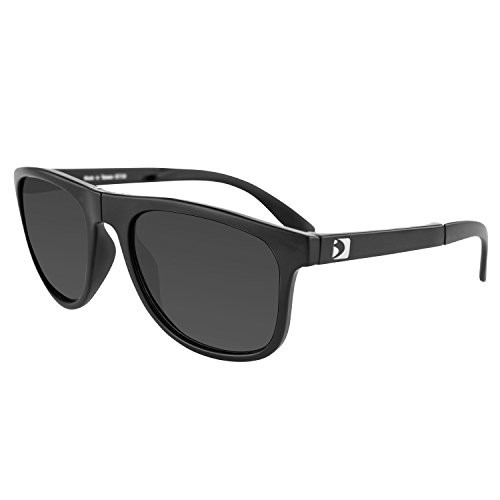 Bobster Hex Folding Matte BLK Frame/Smoked Lens Sunglass, Black, One Size