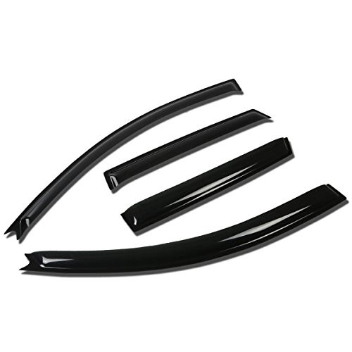 Replacement for Mazda 3 BK Hatchback 4pcs Tape-On Window Visor Deflector Rain Guard