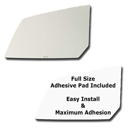 Mirror Glass plus  Full Size Adhesive Pad for 2012-2017 Chevrolet Traverse Driver Side Replacement 2012 2013 2014 2015 2016 2017