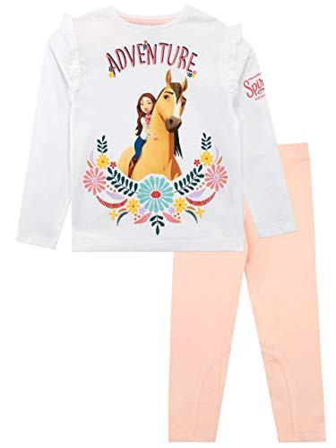 DreamWorks Girls' Spirit Riding Free Top  and  Leggings Set Size 4 Multicolor